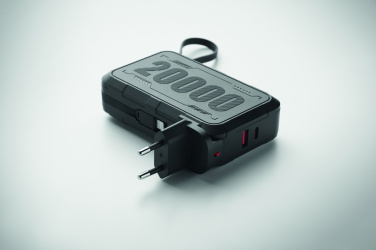 Logo trade promotional merchandise photo of: Power bank 20000 mAh in ABS