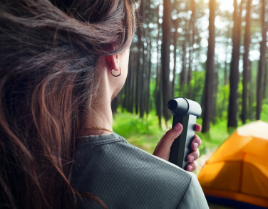 Logo trade corporate gifts image of: Portable turbo fan