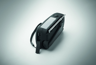 Logo trade promotional product photo of: Portable radio with LED torch