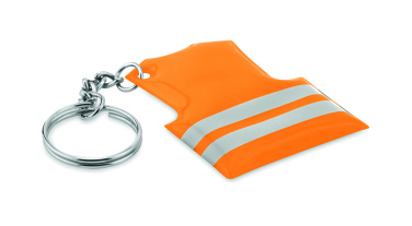 Logotrade corporate gift picture of: Key ring with reflecting vest Jekabpils