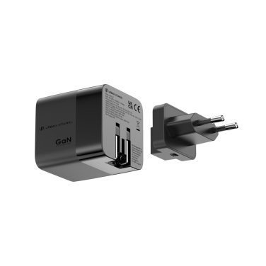 Logotrade promotional merchandise photo of: Urban Vitamin Mendocino 65W GaN charger retractable cable