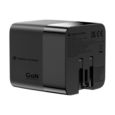 Logotrade business gift image of: Urban Vitamin Mendocino 65W GaN charger retractable cable