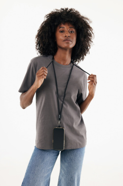 Logo trade promotional products image of: CarryLoop RCS recycled PET adjustable phone holder lanyard