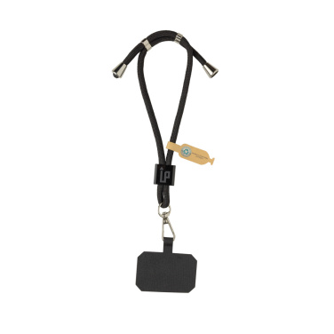 Logo trade promotional item photo of: CarryLoop RCS recycled PET adjustable phone holder wristlet