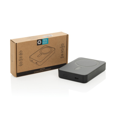 Logotrade promotional giveaways photo of: Amporia RCS recycled plastic 10.000mAh magnetic powerbank