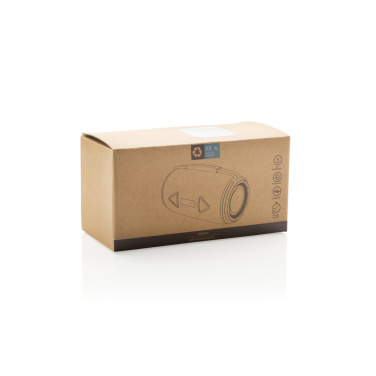 Logo trade promotional giveaway photo of: Prisma RCS recycled plastic IPX 4 waterpoof 16W speaker