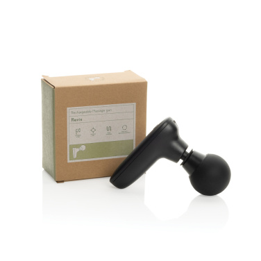 Logotrade promotional product picture of: Revix RCS recycled plastic massage gun