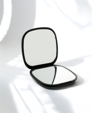 Logo trade promotional giveaways image of: Reflecta RCS recycled plastic make-up mirror