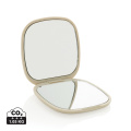 Reflecta RCS recycled plastic make-up mirror, beige