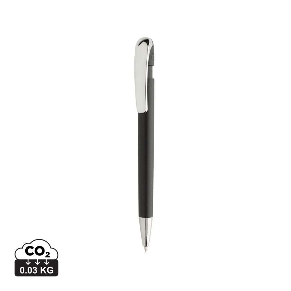 Logotrade promotional items photo of: Glide GRS certified R-ABS Metal Clip Pen