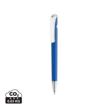Logo trade promotional merchandise picture of: Glide GRS certified R-ABS Metal Clip Pen