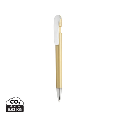 Logo trade promotional products image of: Glide GRS certified R-ABS Metal Clip Pen