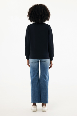 Logotrade promotional products photo of: IQONIQ Elgon recycled cotton quarter zip sweater