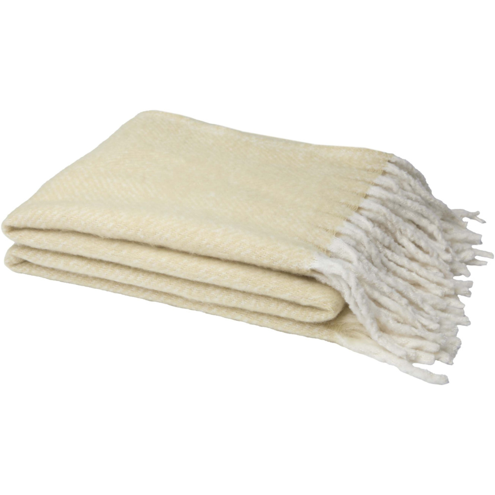 Logo trade promotional merchandise image of: Dolly GRS recycled blanket