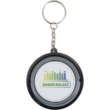 Logo trade promotional products image of: Spinx recycled plastic gyroscope fidget keychain