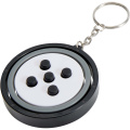 Spinx recycled plastic gyroscope fidget keychain, Solid black