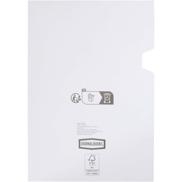 Logo trade business gifts image of: Alder A5 hard cover notebook