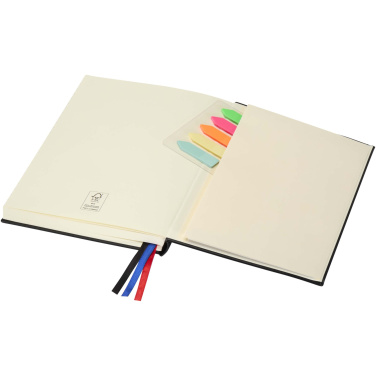 Logo trade promotional gift photo of: Alder A5 hard cover notebook