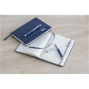 Logotrade promotional giveaway image of: Legato Elegance A5 hard cover notebook and rollerball pen set