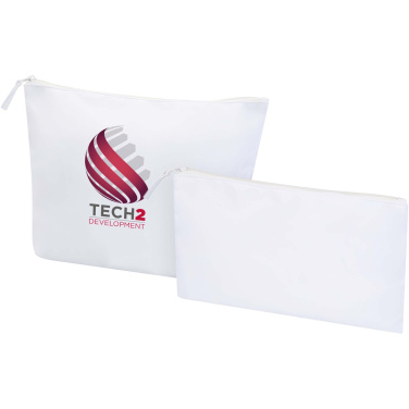 Logo trade corporate gift photo of: Swift GRS recycled toiletry bag set