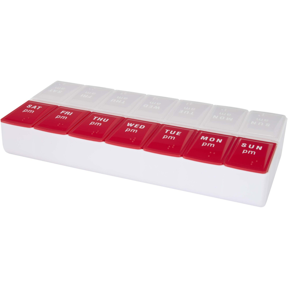 Logo trade promotional products picture of: Cycle 7-day AM/PM multi-vitamin organiser