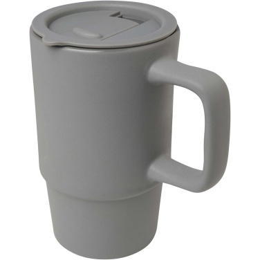 Logotrade corporate gift picture of: Carter 450 ml ceramic mug with plastic lid