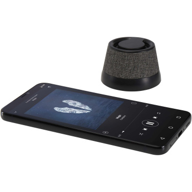 Logo trade promotional gift photo of: Horna 3W recycled plastic magnetic wireless speaker