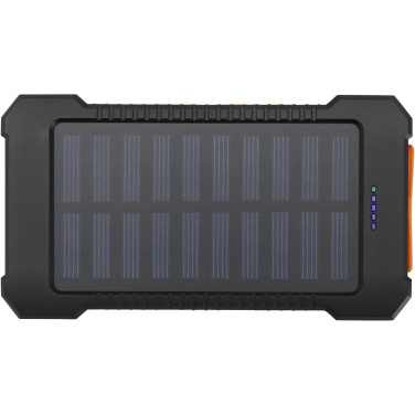 Logotrade corporate gifts photo of: Altair 5000 mAh 10W recycled plastic rugged solar power bank with built-in torch