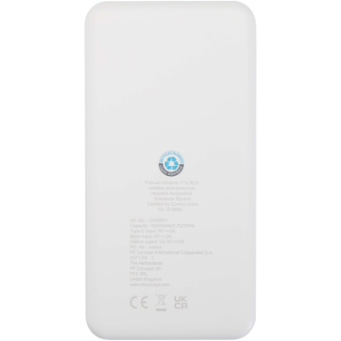 Logotrade corporate gifts photo of: Intan 10.000 mAh 10W recycled plastic power bank