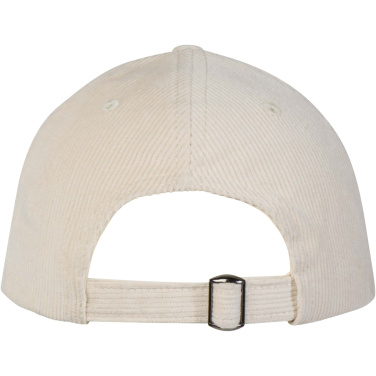 Logotrade promotional giveaway image of: Hutton 6 panel recycled corduroy cap