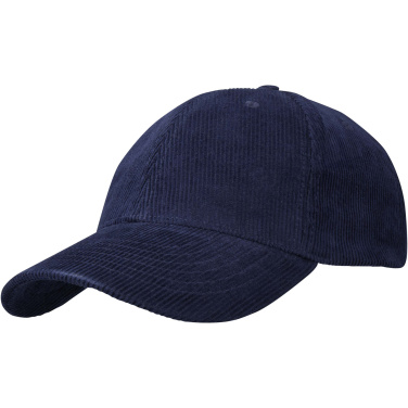 Logotrade promotional products photo of: Hutton 6 panel recycled corduroy cap