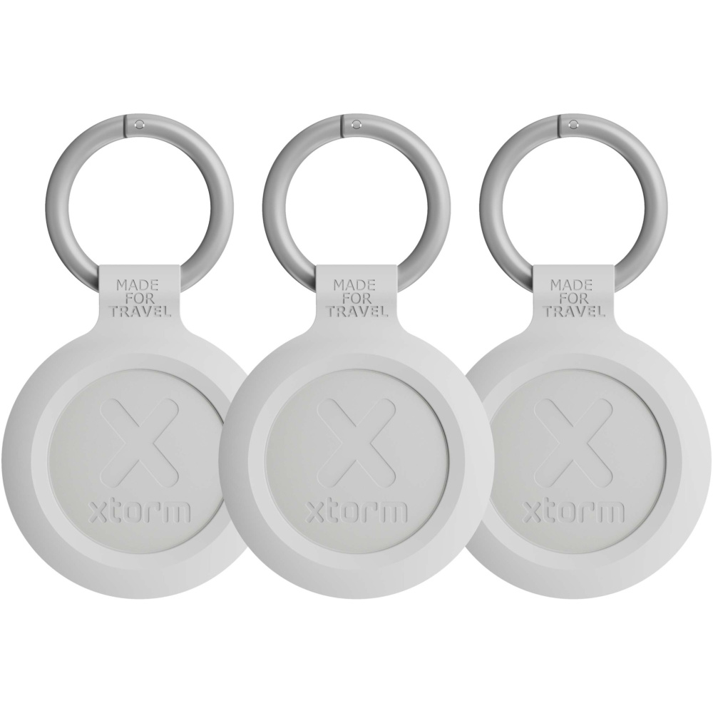 Logo trade promotional items image of: Xtorm XTAG2A 3-pack water resistant travel tag