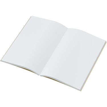 Logo trade business gift photo of: Novella Austen A5 metallic soft cover notebook - 100 sheets