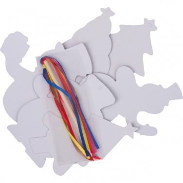 Logotrade promotional product image of: Scratch-off Christmas ornaments SOUTH POLE
