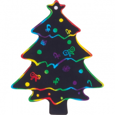 Logotrade promotional gift picture of: Scratch-off Christmas ornaments SOUTH POLE