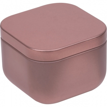 Logo trade corporate gifts image of: Candle in tin PRAGUE