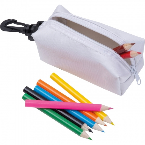 Logotrade promotional giveaway picture of: Case with Colored Pencils CARLTON