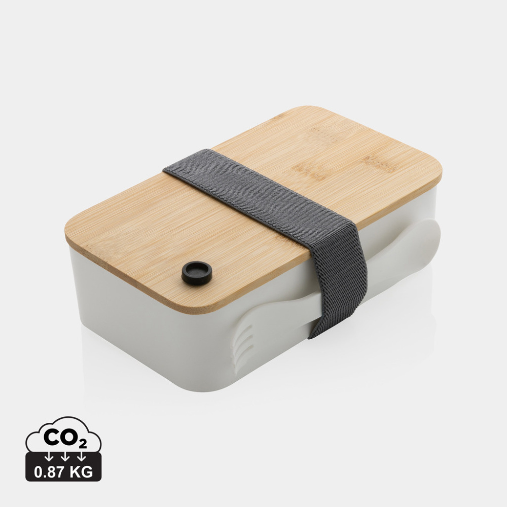 Logo trade promotional giveaway photo of: RCS RPP lunchbox with bamboo lid