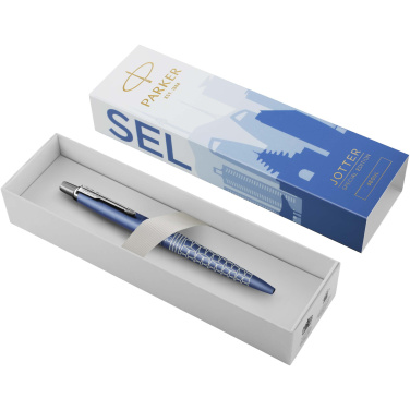 Logo trade promotional products image of: Parker Jotter SE Global Icons colour trim ballpoint pen
