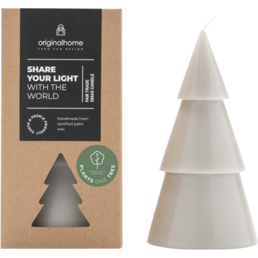 Logotrade promotional products photo of: Originalhome Xmas tree candle - L