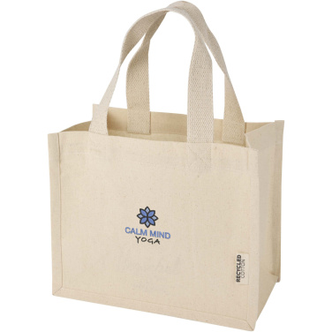 Logotrade promotional giveaway picture of: Odessa 220 g/m² GRS recycled cotton mini gusset tote bag 9L