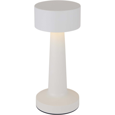 Logo trade promotional items image of: Aludra rechargeable dimmable table lamp with 3 light modes