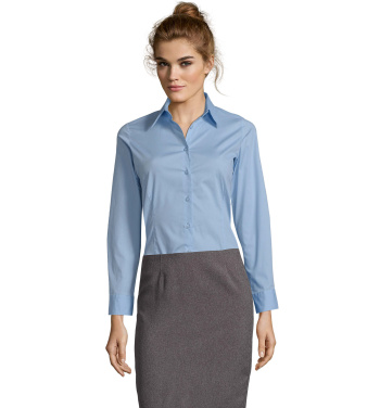 Logo trade corporate gift photo of: EDEN women shirt 140g