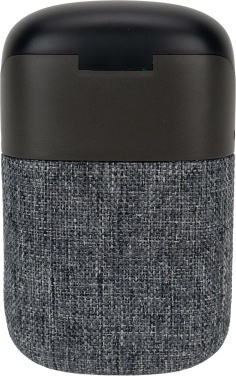 Logo trade corporate gift photo of: Bluetooth Speaker HF01 with Built-in Earbuds 2 in 1