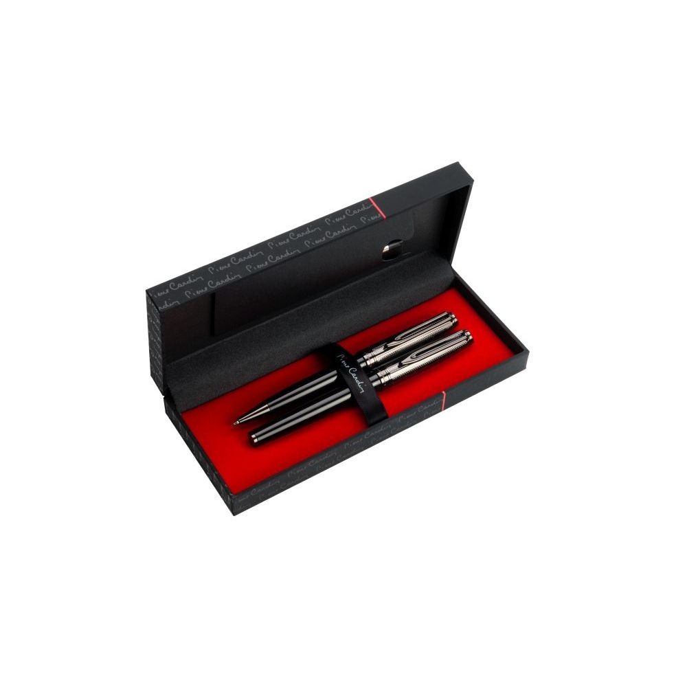 Logotrade promotional product picture of: Writing set with ballpoint pen and fountain pen ODETTE Pierre Cardin