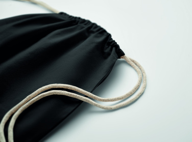 Logotrade promotional product picture of: Drawstring bag Fairtrade 180gr