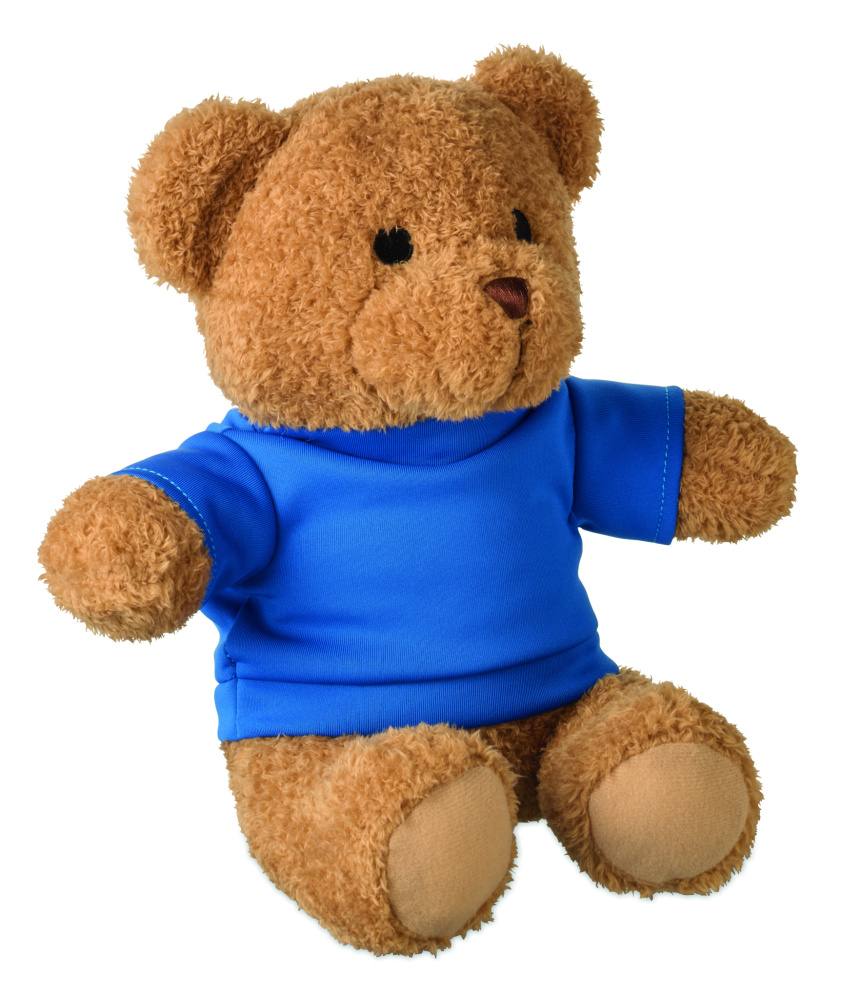 Logo trade promotional merchandise photo of: Teddy bear with t-shirt 23 cm