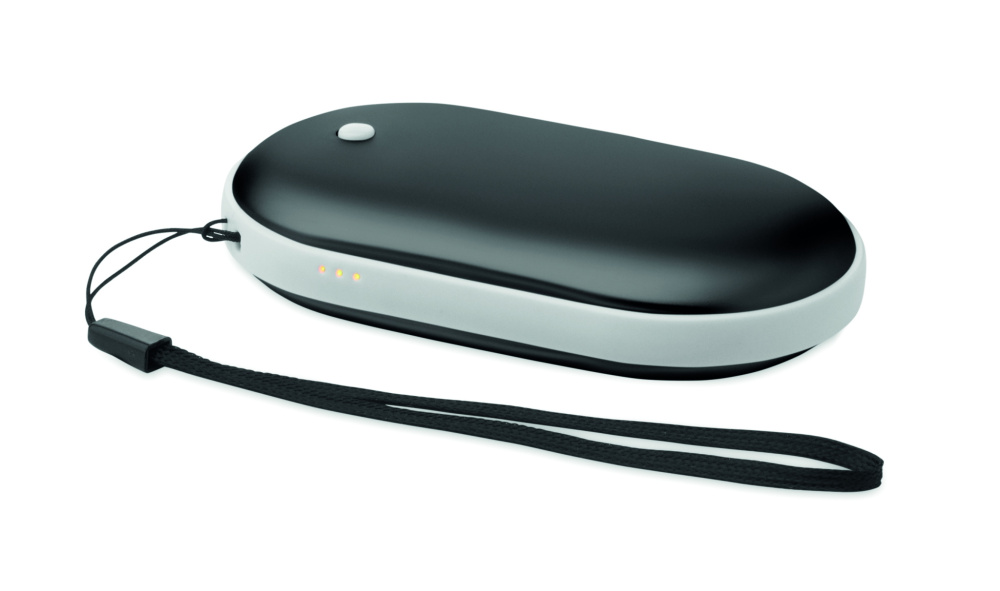 Logo trade promotional gifts picture of: Aluminium electric hand warmer