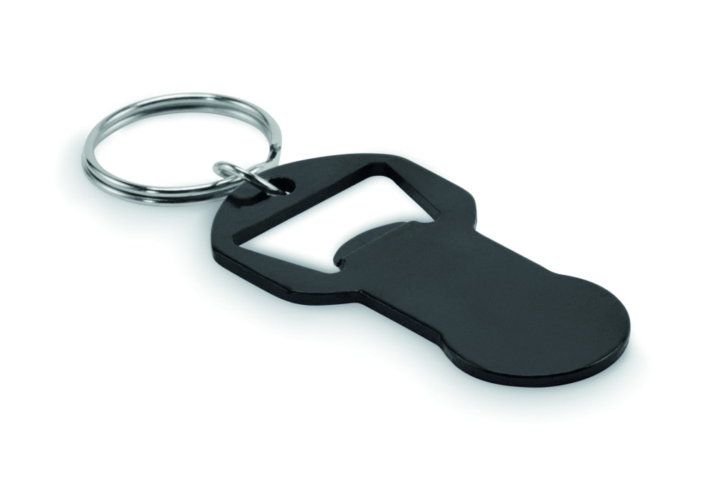 Logo trade promotional gifts image of: Recycled aluminium bottle opener