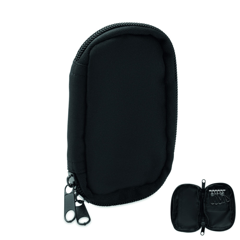 Logotrade business gift image of: Key case in 300D RPET